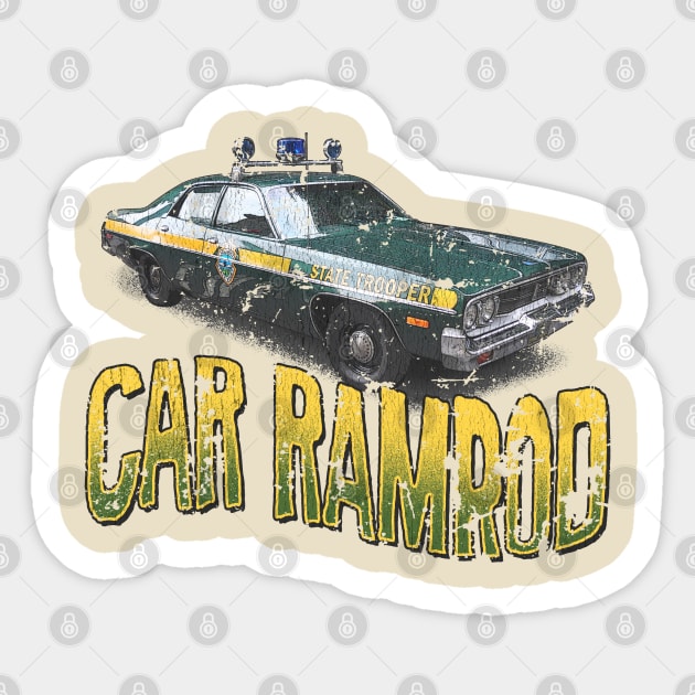 Car Ramrod - Vintage Sticker by JCD666